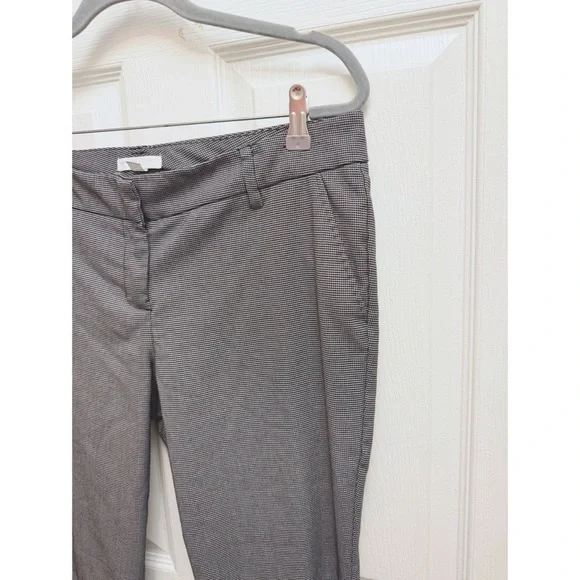 New York & Co Micro Houndstooth Trousers In Gray - Picture 3 of 7